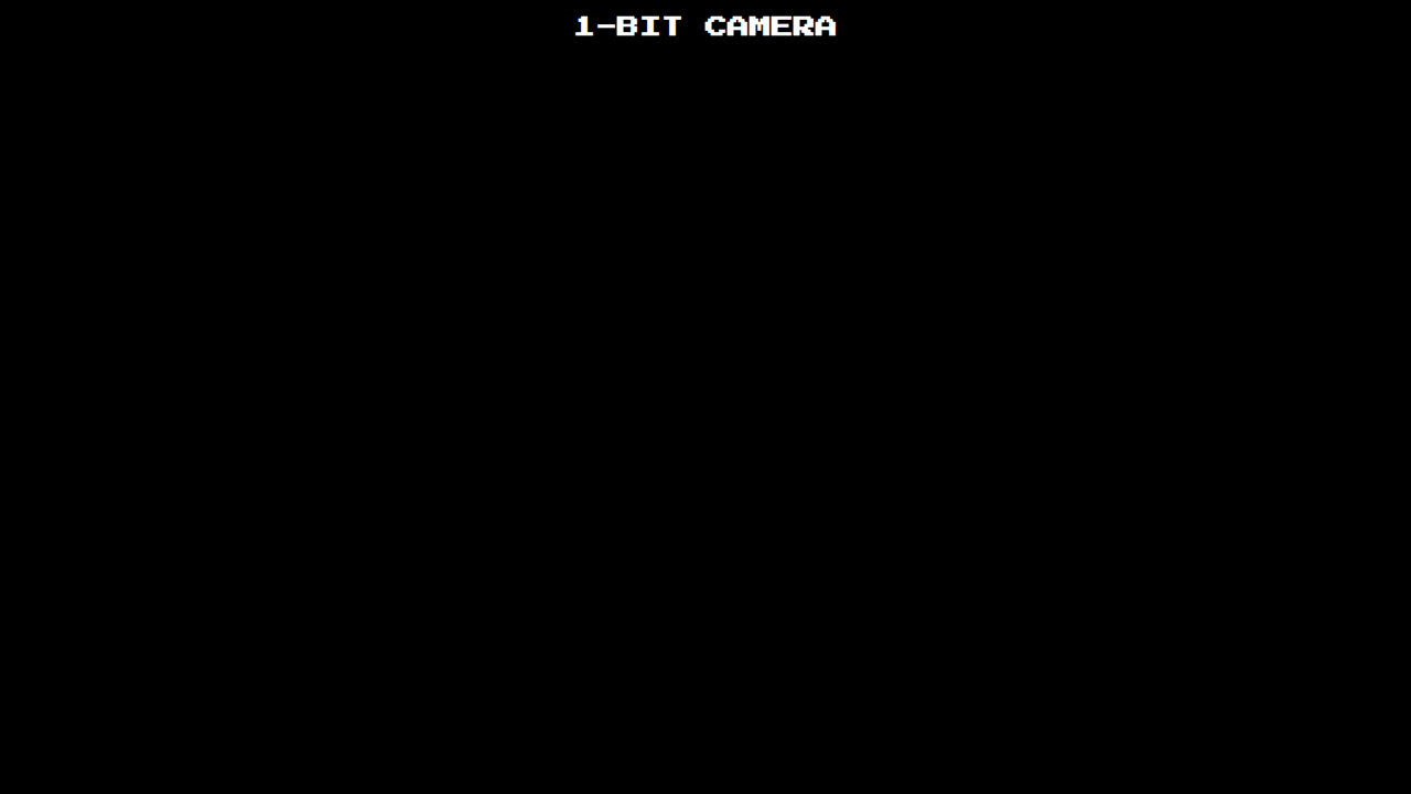 1-Bit Camera preview