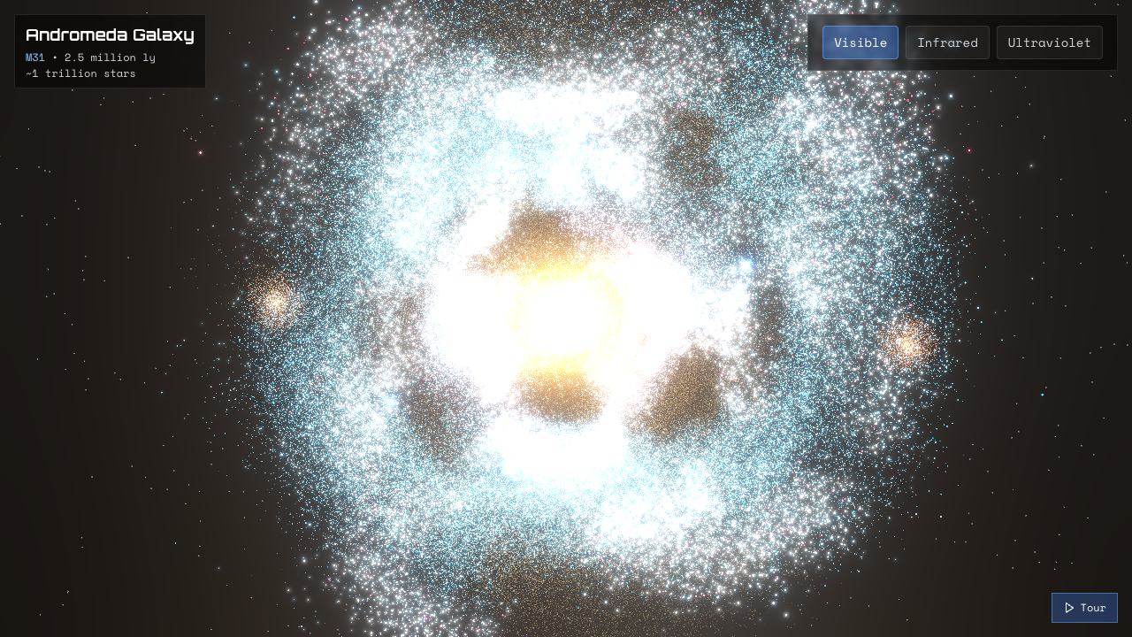Andromeda Galaxy Visualization preview