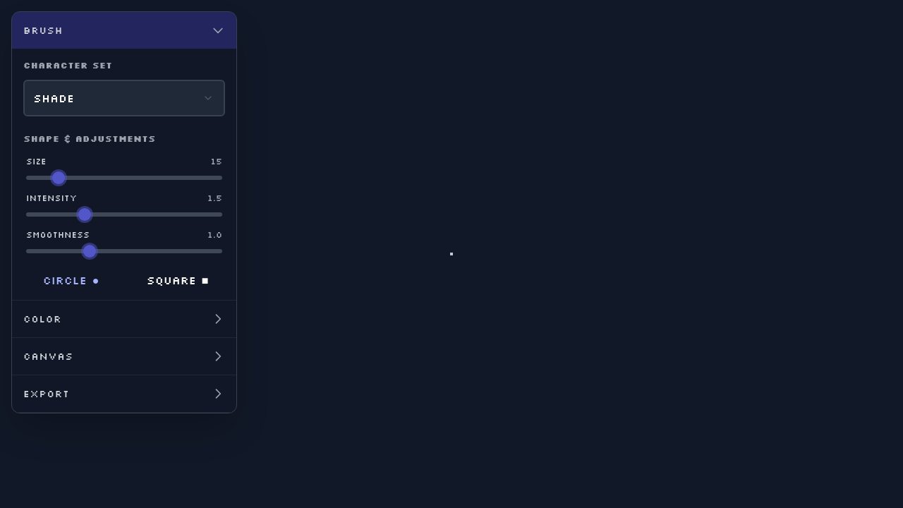 ASCII Art Painter preview
