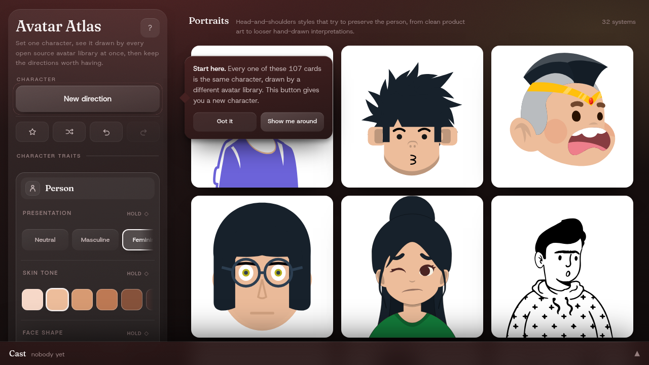 Avatar Atlas preview