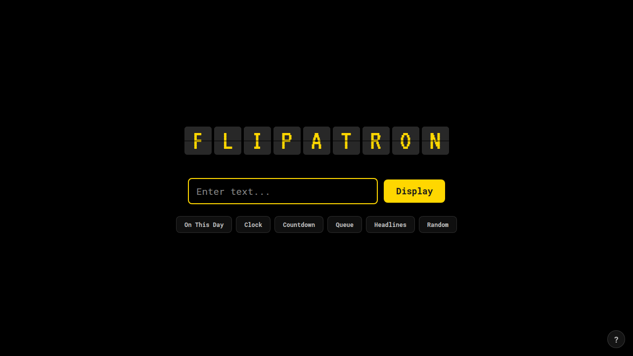FLIPATRON preview
