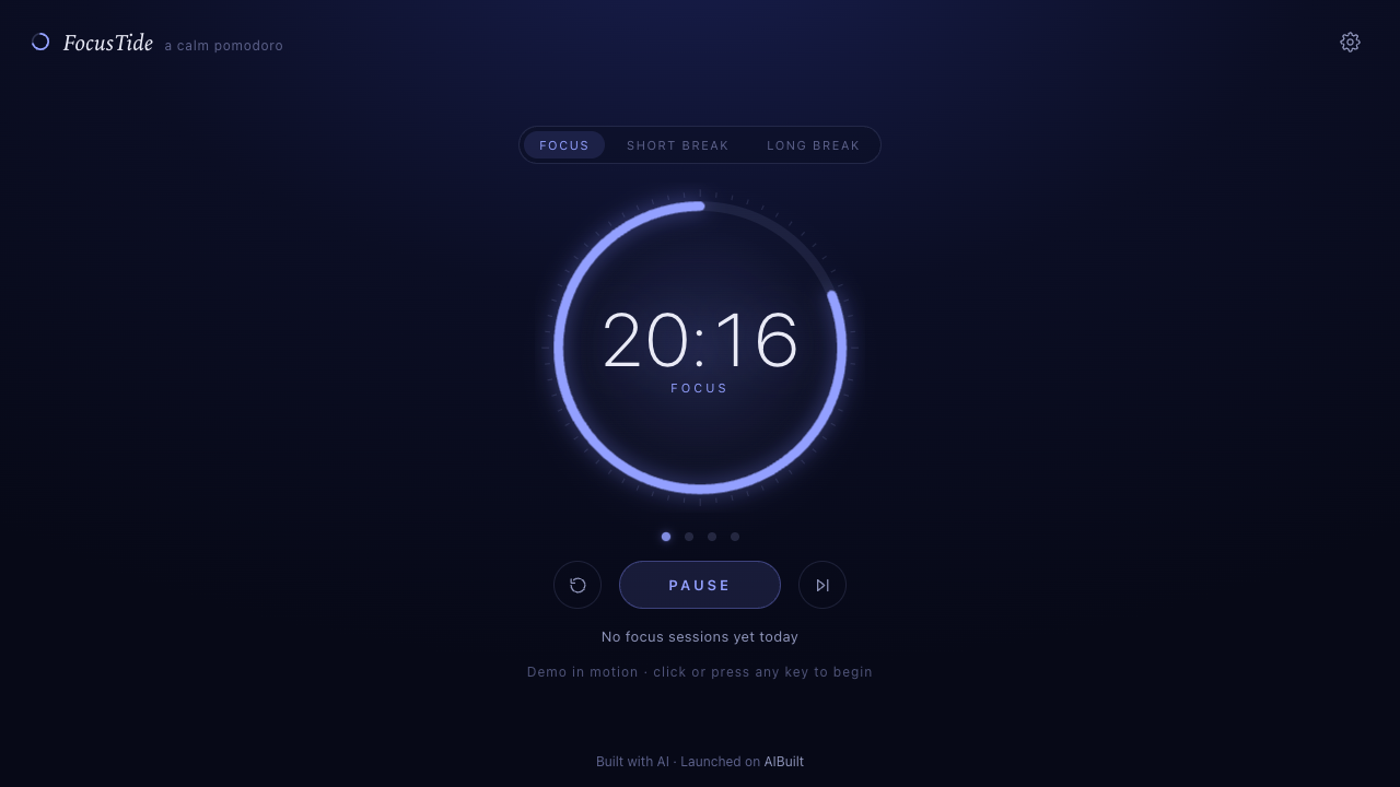 FocusTide preview