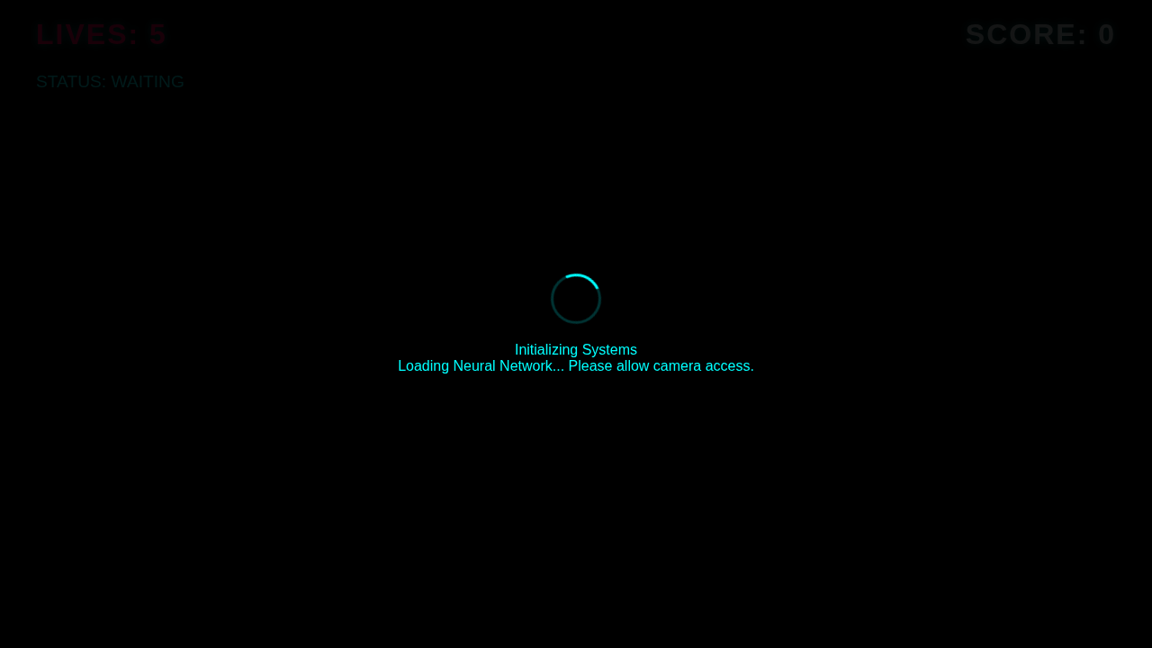 Gesture Blaster — auto-generated demo trailer frame