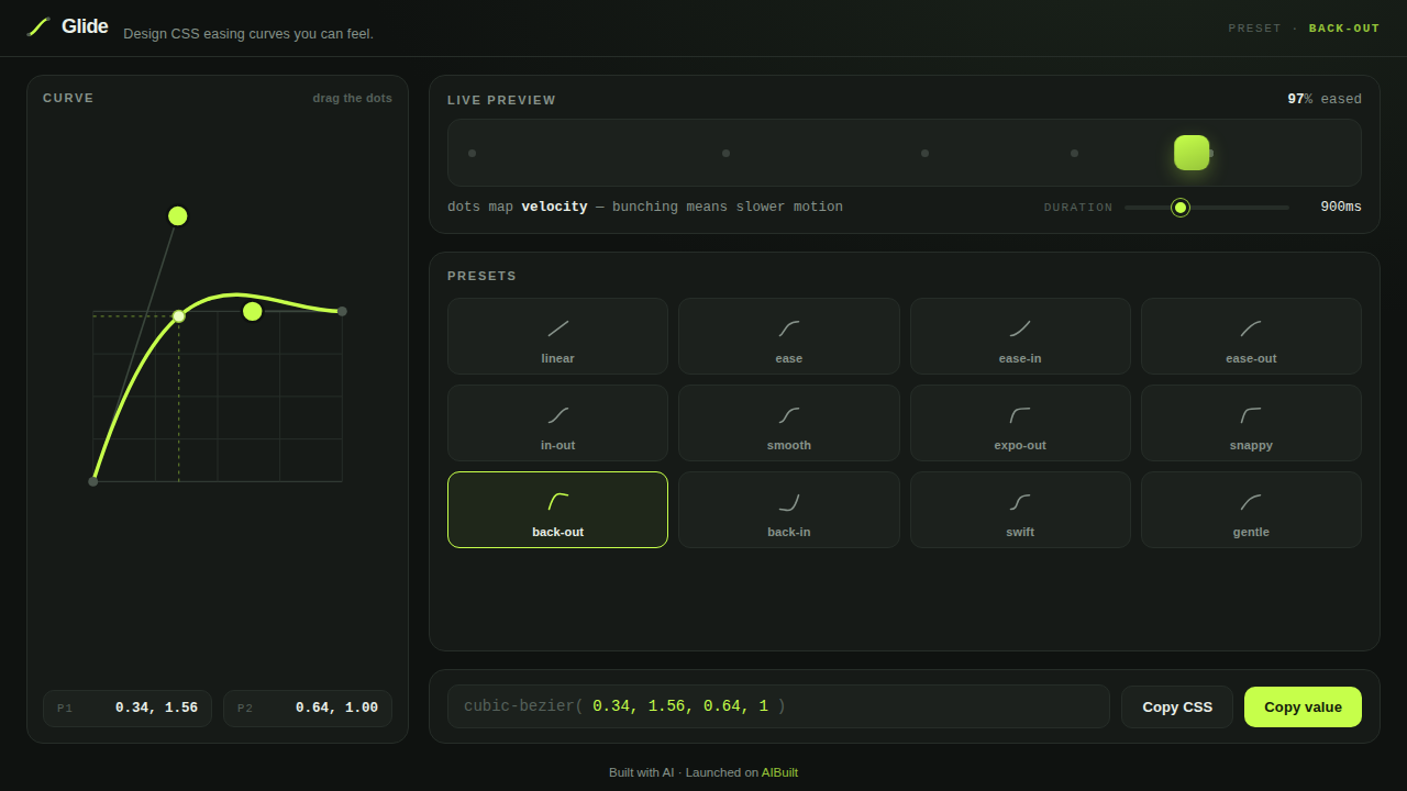 Glide preview