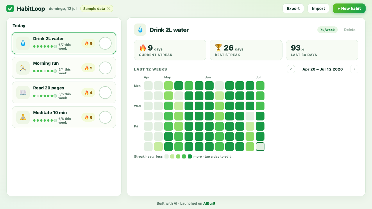 HabitLoop preview