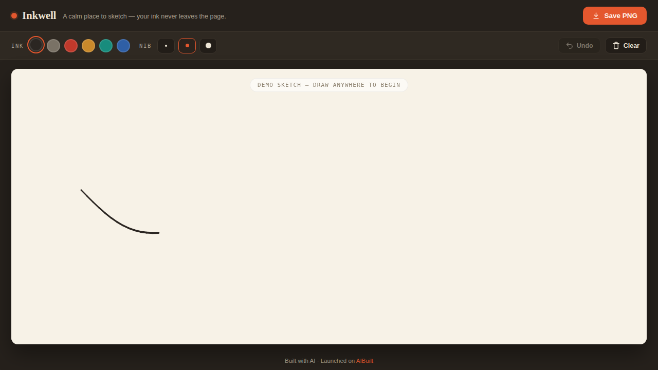 Inkwell — auto-generated demo trailer frame