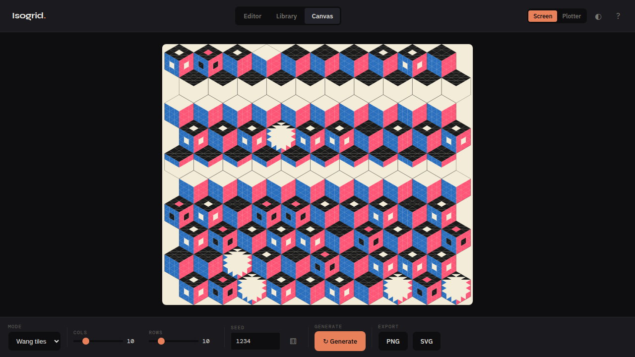 Isogrid preview