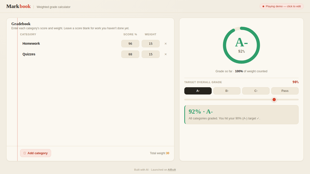 Markbook — auto-generated demo trailer frame