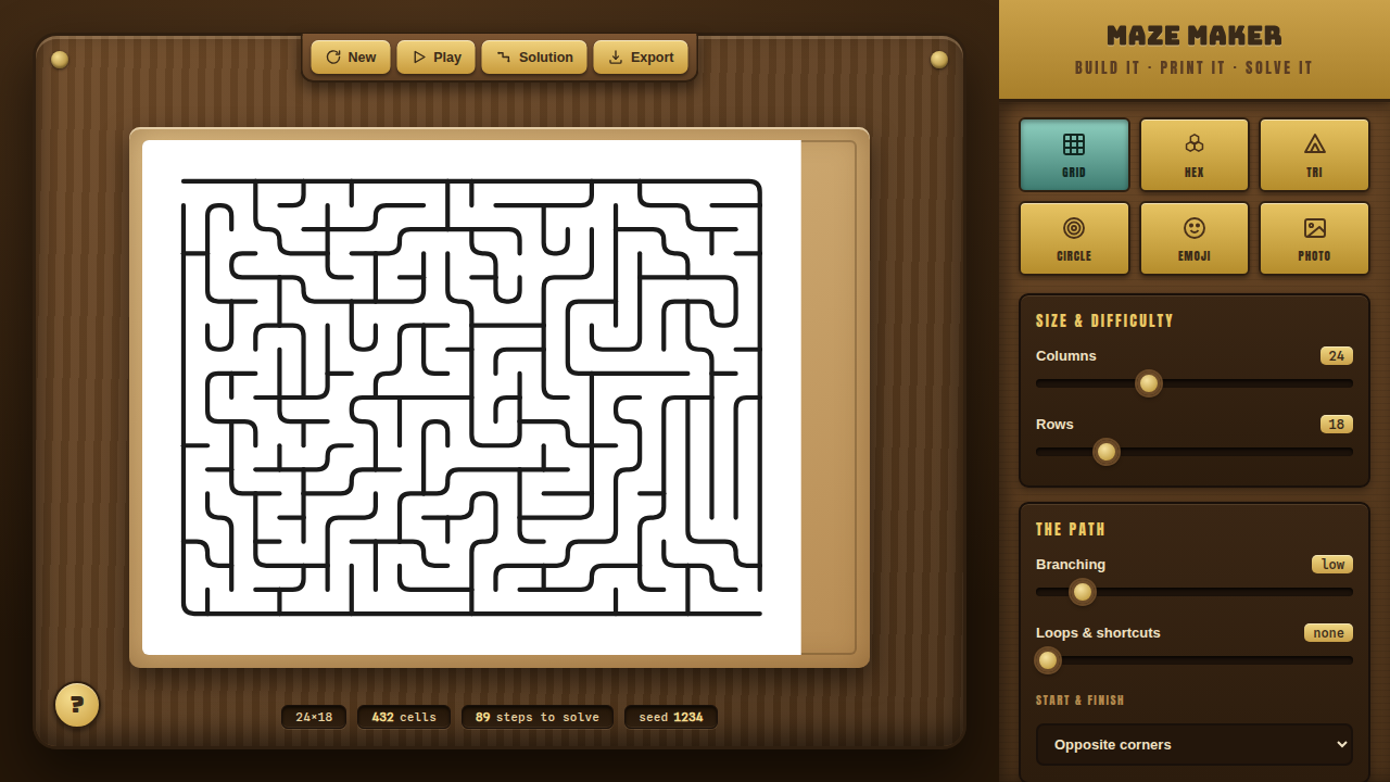 Maze Maker preview