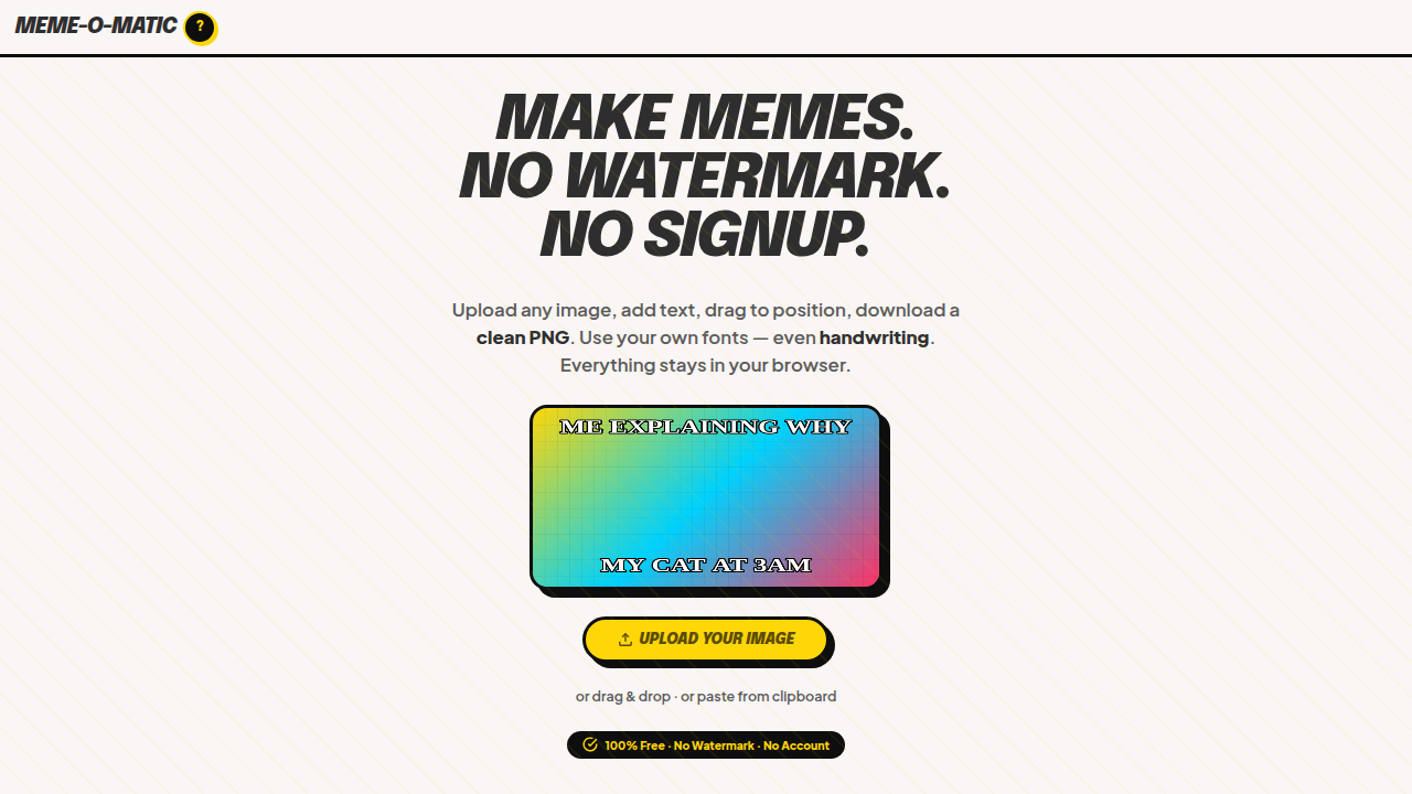 Meme-O-Matic preview