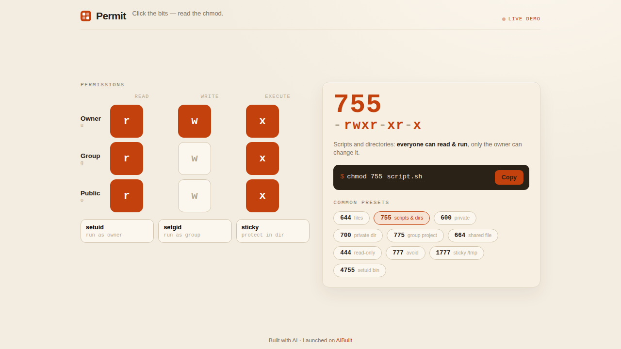 Permit — auto-generated demo trailer frame
