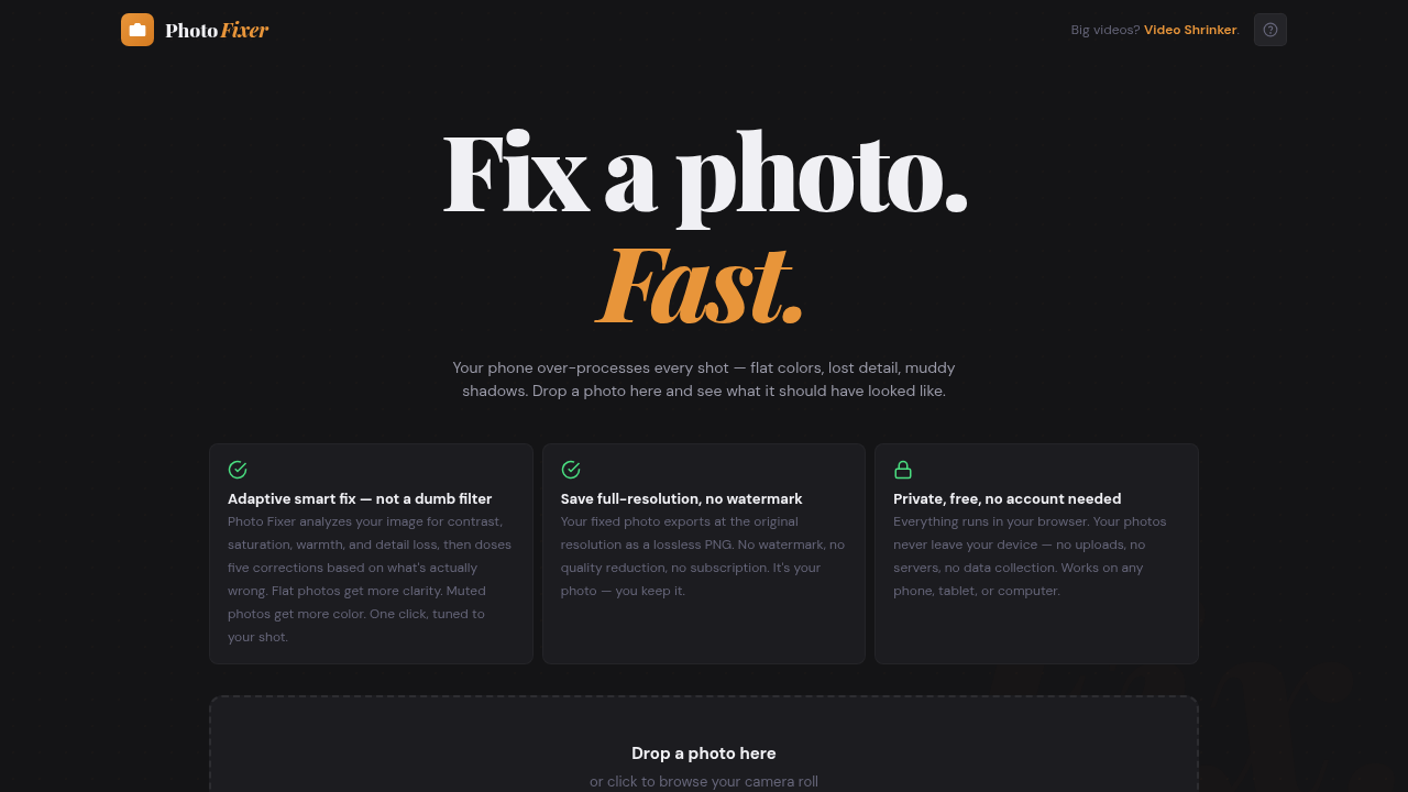 Photo Fixer preview
