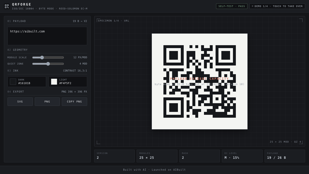 QRForge preview