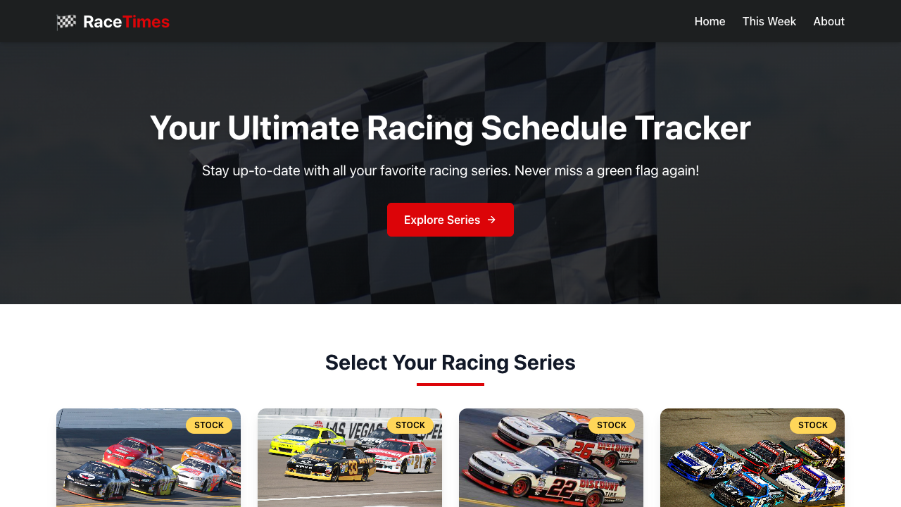 RaceTimes preview