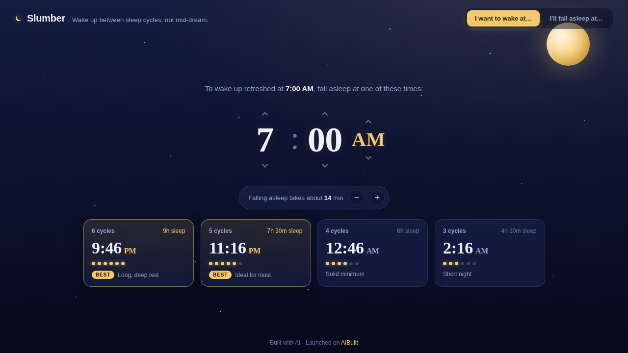 Slumber preview