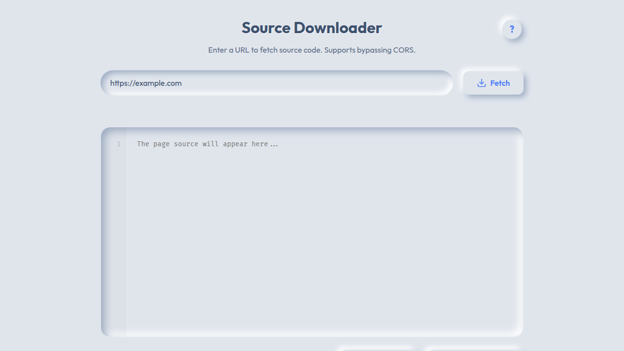Source Downloader — auto-generated demo trailer frame