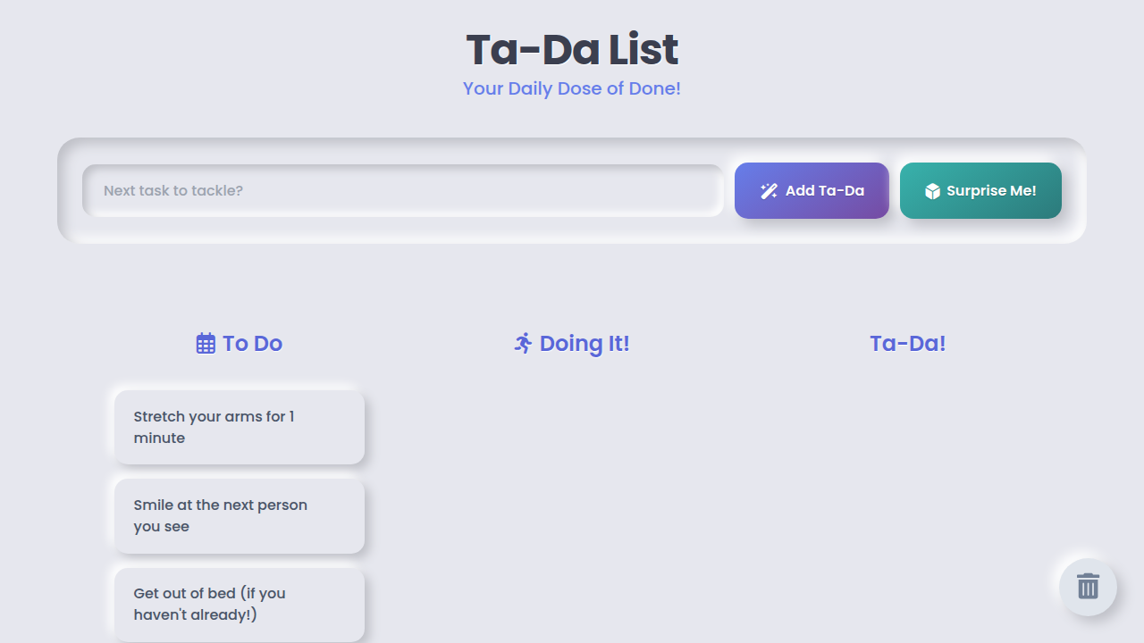 Ta-Da List preview